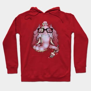 An Elephant's Playful One-Hundred Percent Hoodie